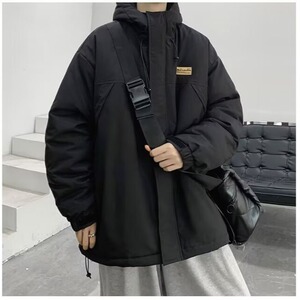 新款潮文艺气质慵懒夹棉防水小牛津棉衣流行简约原宿TT102 P80图片