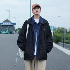 男秋季外套潮牌街头假两件夹克J656P58，男装夹克，星座1116-2