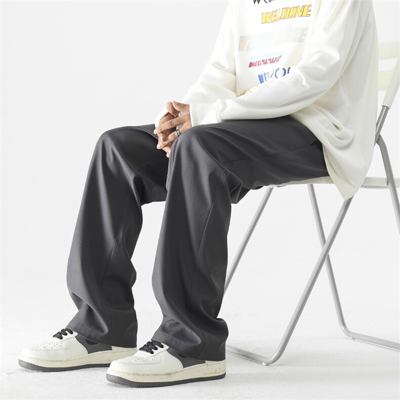美式休闲显高时尚百搭垂顺感强拖地长裤1228特批25,男装休闲裤,星座718-1