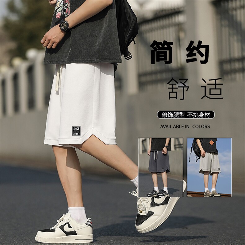 潮流百搭男夏季贴标高级感休闲舒适五分裤子XD2313特批35图片