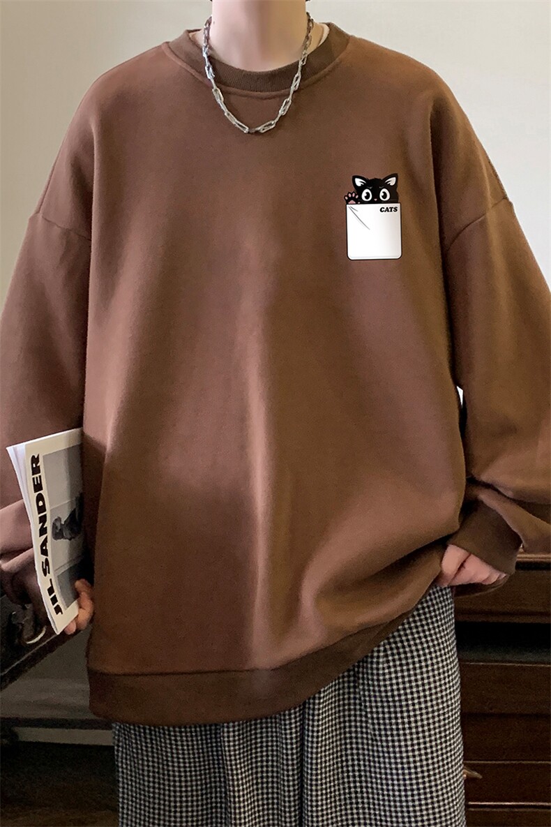 8XL圆领卫衣男超大码胖子肥佬大号长袖t恤S6397-P28,男装卫衣,电商A040