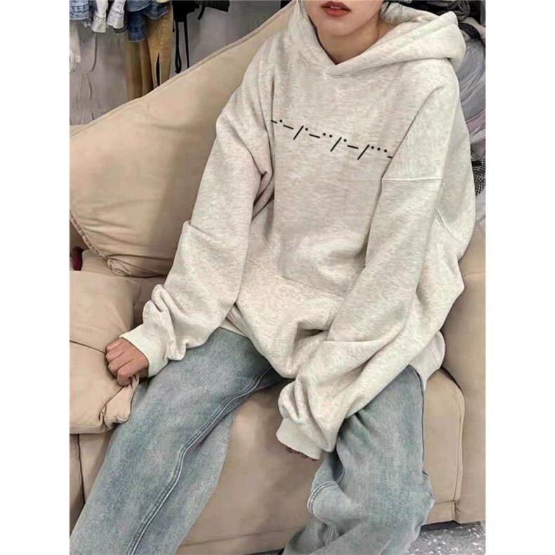 网-美式纯棉银狐绒连帽卫衣2025秋冬新款加绒加厚宽松外套B71-P45,女装短外套,星座910-1