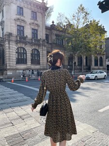 加绒连衣裙图片