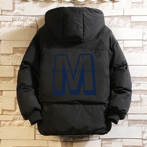 控128加绒面包服男大码羊羔毛衣男MY16260-P100图片