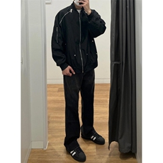【有货】飞行员夹克男高级感痞帅春秋棒球服外套JK999CC-特P58，男装夹克，星座1007（原301D）