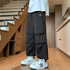 24春款纳米皱工装裤休闲裤束脚裤男KP206P55，男装休闲裤，星座1204-3