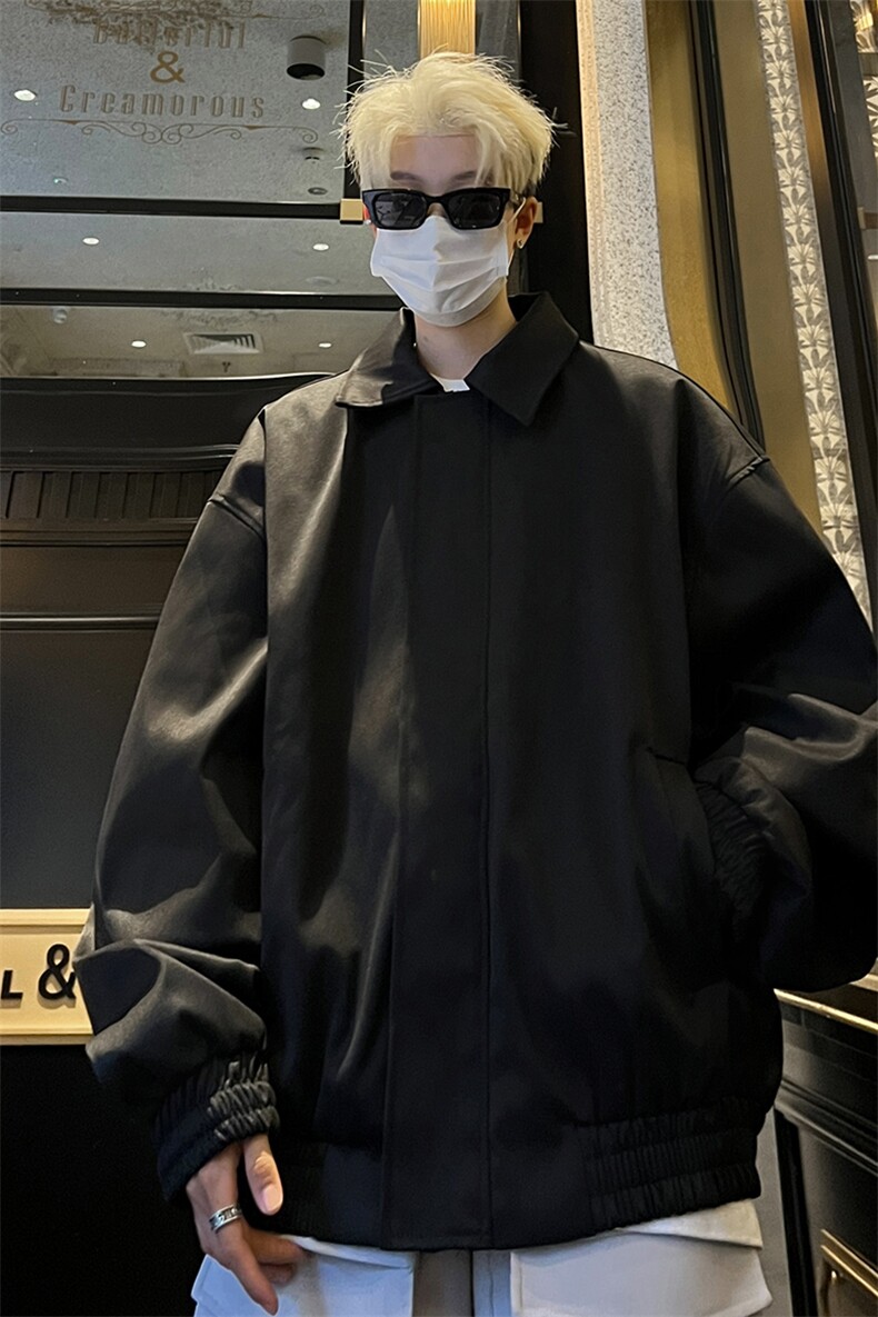 量大优供视频垫肩阿尔法飞行员翻领外套夹克男CP46-特75,男装夹克,电商B371