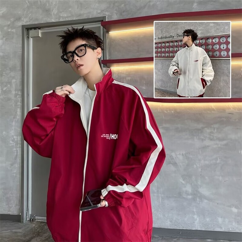 F598P58秋冬男装夹克外套休闲男装上衣宽松图片
