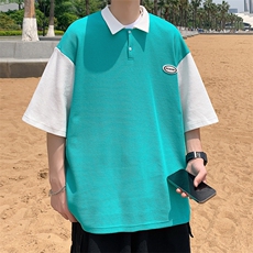 特P38控68华夫格POLO衫夏季中性风短袖T恤上衣PL221，男装T恤，电商B370