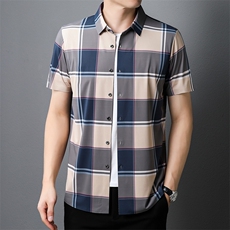 ZL-A-S3男式2023年夏季新款衬衫男短袖休闲衬衣P51，男装衬衫，电商B360