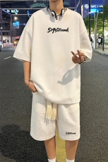 套装！华夫格套装短袖T恤短裤男TZ246-特P38，男装牛仔裤，电商B367