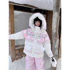 1506A/G78900/P99冬季新款费尔岛雪花毛领连帽棉服1，男装棉衣，星座1506A