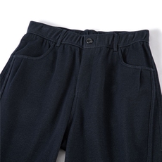 针织牛仔弯刀裤男宽松休闲裤情侣简约纯色长裤A329-K8856-P55，男装牛仔裤，电商A329