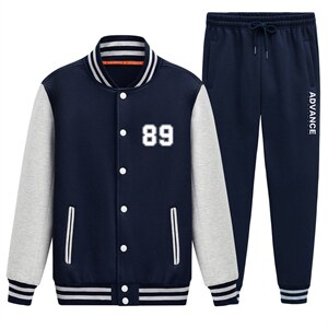 2025秋季新款棒球服套装学生潮流班服XZ102A-4-8674-P95图片