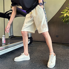 精神小伙2025夏季新款男士刺绣直筒短裤风潮流休闲5分裤男，男装牛仔裤，电商C208