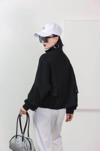 双面针织休闲外套，女装，佳伶百色