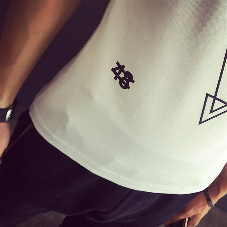 夏装新款男士汗背心潮男打底衫印花背心男A313-TX01-P18,男装背心/马甲,电商A313