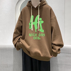 连帽卫衣男大码胖子帽衫大号运动服WY2418-P35，男装卫衣，电商A040