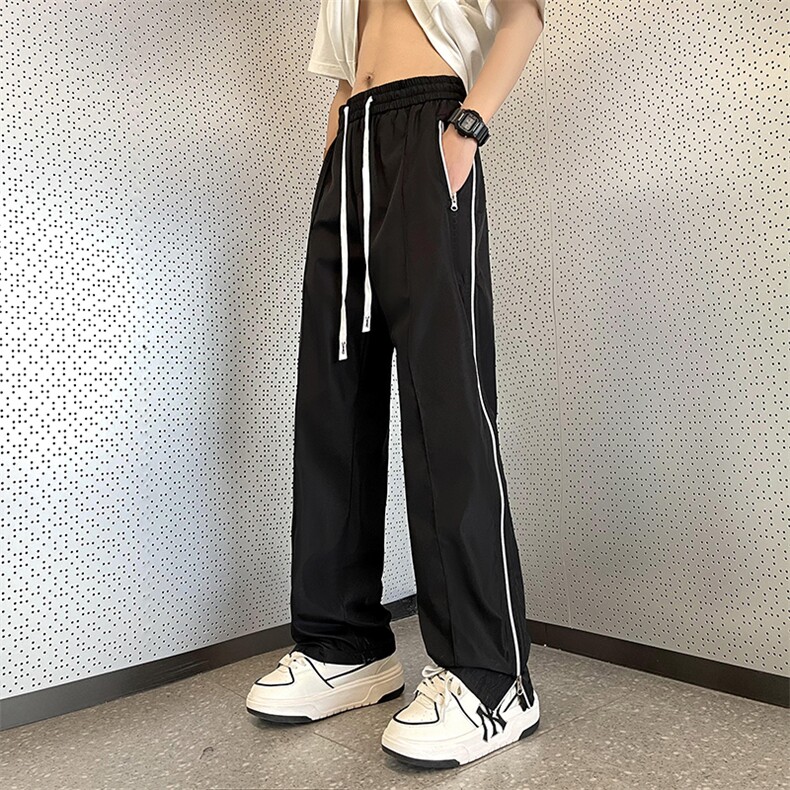 现货秋季美式vibe机能裤子男高街ins设计感拉链冲锋裤K6652-P38,男装休闲裤,星座512-3