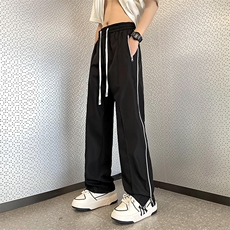 现货秋季美式vibe机能裤子男高街ins设计感拉链冲锋裤K6652-P38，男装休闲裤，星座512-3