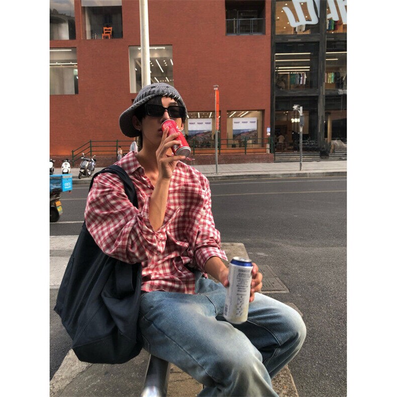 港风潮牌新款宽松复古青少年休闲衬衣外套-CS385-网络图,男装衬衫,星座1002-2