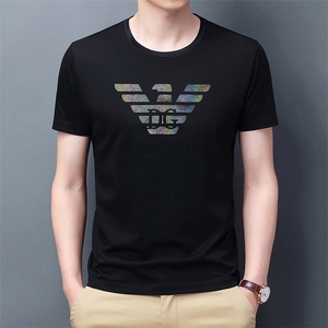 GDN772男士2023年夏季新款圆领T恤男短袖商务休闲体恤男P60图片