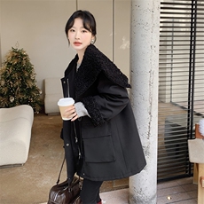 现货羊羔毛派克服加厚冬季新款2C167-883-P230-K328，女装棉衣/棉服，2C167