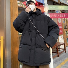 连帽棉衣男士冬季加绒加厚休闲外套面包服棉袄M02P75特批，男装棉衣，电商A157
