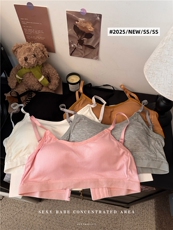 夏季美背文胸女吊带背心抹胸内衣无钢圈胸罩聚拢性感裹胸，女装背心吊带，梦白服饰厂