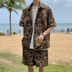 动物豹套装TZ77814特P45衬衫DCS77815特P27 DK77816特P18套装控88,男装衬衫,星座227-7