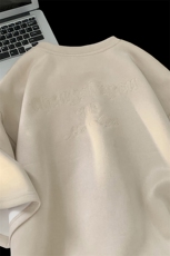 现货主推中性风潮牌短袖t恤男学生宽松416B-1-DT857-特P25限39，男装T恤，星座416B-1