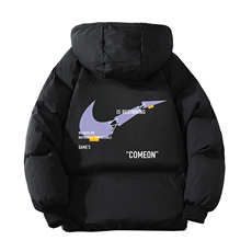 控128加绒面包服男大码羊羔毛棉衣男MY16259-P100，男装棉衣，电商A040