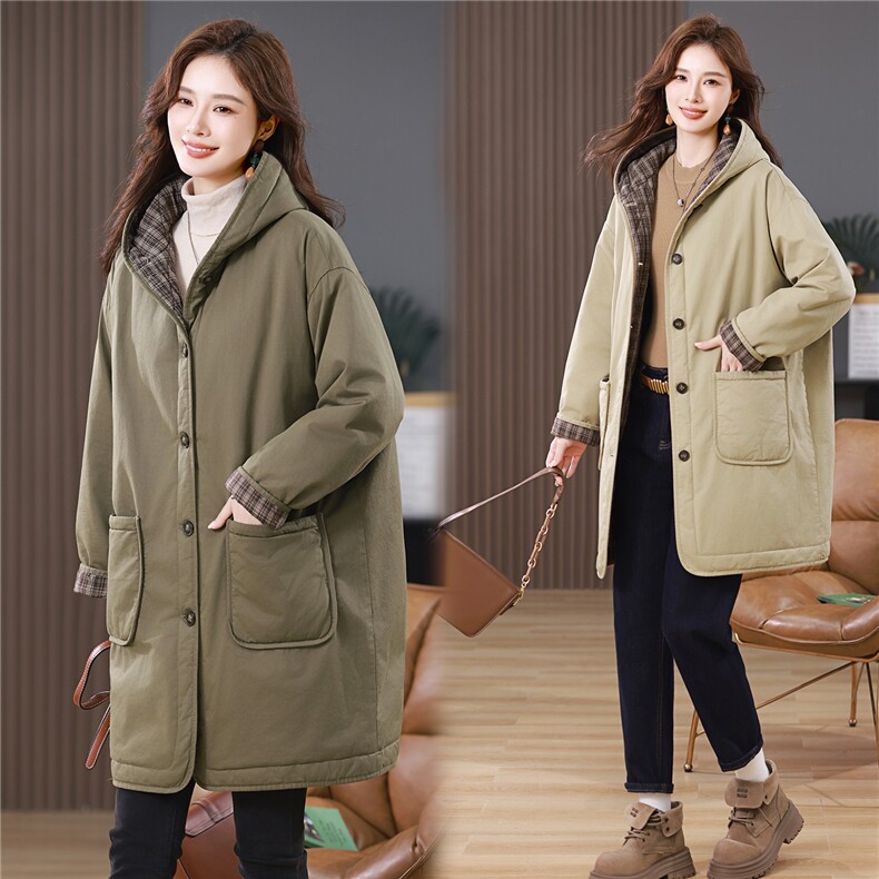 2025年冬季休闲棉服，女装棉衣/棉服，悦见她