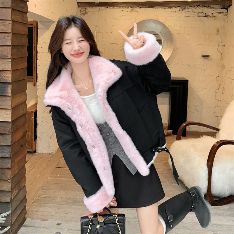 新款！冬装环保皮草两面穿派克服皮毛一体2C133-8985-P225-K328,女装派克服,2C133