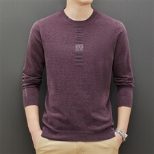 BAMJ-302钱塘2020-2春秋新款长袖薄款中青年男士打底衫毛衣P53，男装针织衫/毛衣，钱塘207-2