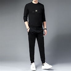 SA9685-2钱塘2020-2冬季新款时尚休闲中青年男士卫衣套装P137，男装休闲套装，钱塘207-2