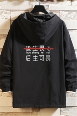 JK41028-P85加棉款-P115纯棉连帽夹克男士大码工装夹克男砖墙，男装夹克，电商A040A