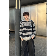 【005】polo领针织毛衣女秋冬宽松慵懒上衣A079-MY457-P59，男装针织衫/毛衣，电商A079