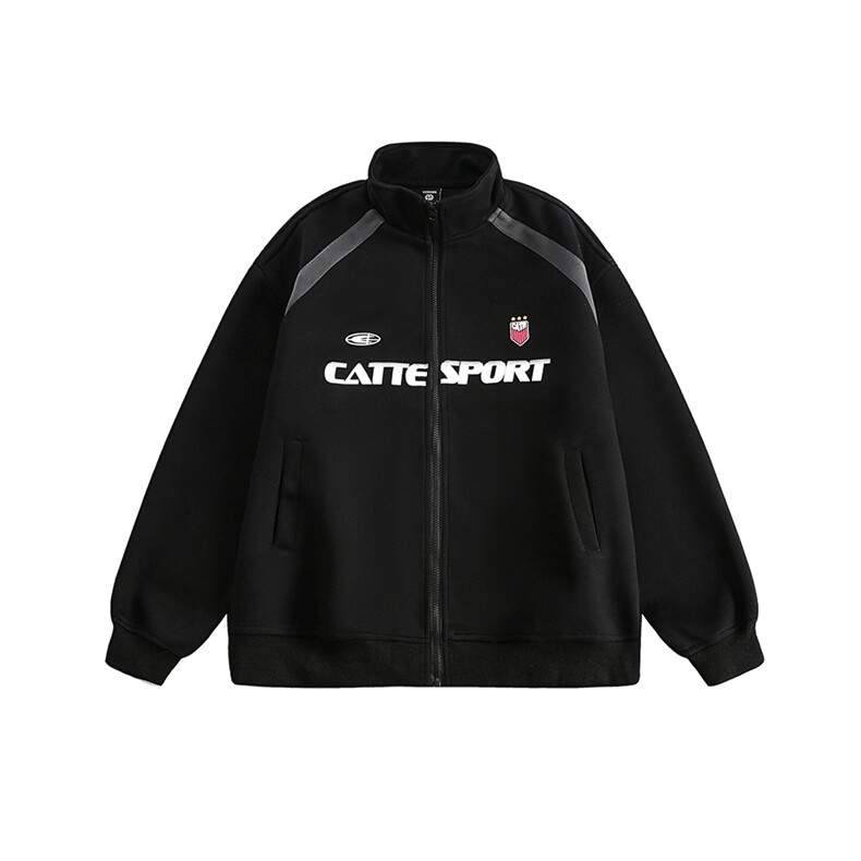 2025秋印花立领夹克外套--1082,男装夹克,电商S012（CATTEE）