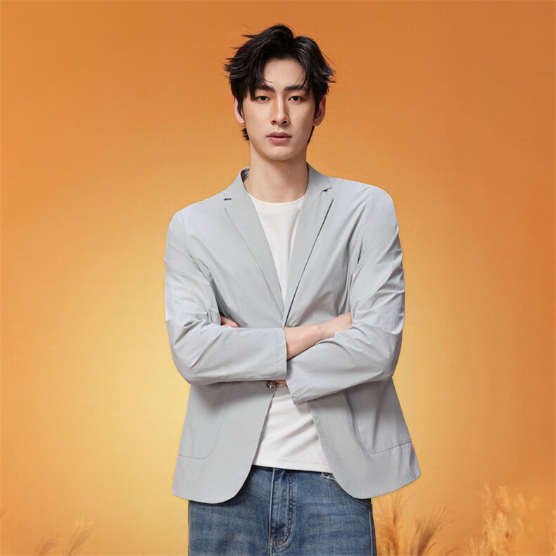 春季新款时尚休闲小西装DSA157B-XZ2628-特P85，男装西服套装，电商A157B