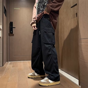 男秋季新款港风休闲裤T155P40图片
