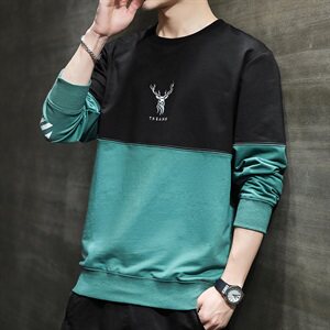 黑墙W010春秋季长袖t恤男士韩版打底衫秋衣上衣服潮流ins卫衣图片