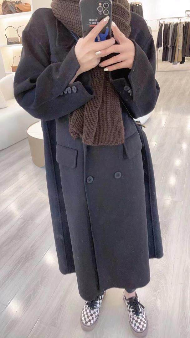 冬季双面羊绒大衣，其它，董与朱