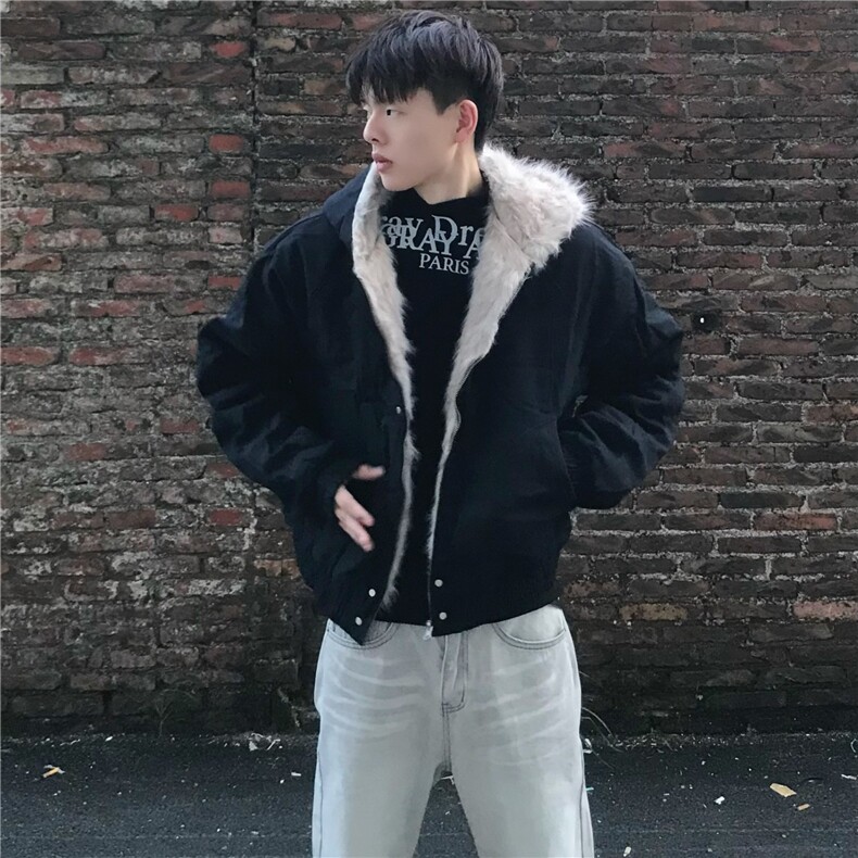 1506-1/MF5271/P89男士潮牌纯色加绒加厚棉服,男装棉衣,星座1506-1