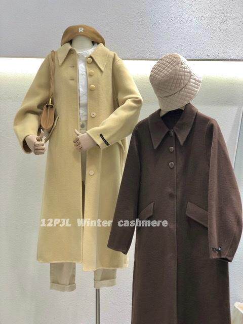 现货全手工双面羊绒大衣，女装，十二平均律