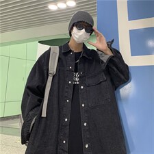 牛仔外套男士春秋夹克韩版潮流宽松帅气新款炸街工装衣JK451-P65，男装夹克，星座1008