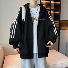 卫衣开衫男女连帽外套春秋新款宽松百搭上衣XZ102B-1W2558P65，女装短外套，星座102B-1