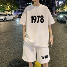 ！2024夏季新款男士华夫格短袖T恤百搭青少年一套HTZ56P50，男装T恤，电商B220