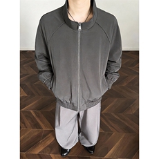 高品质春装新款老钱风美式高街解构立领棒球服飞行夹克休闲外套潮，男装夹克，电商A486-1