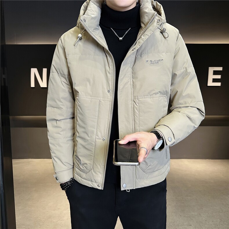 标50可拆卸连帽男士羽绒服冬季2025新款外套A313-2602-P225,男装羽绒服,电商A313